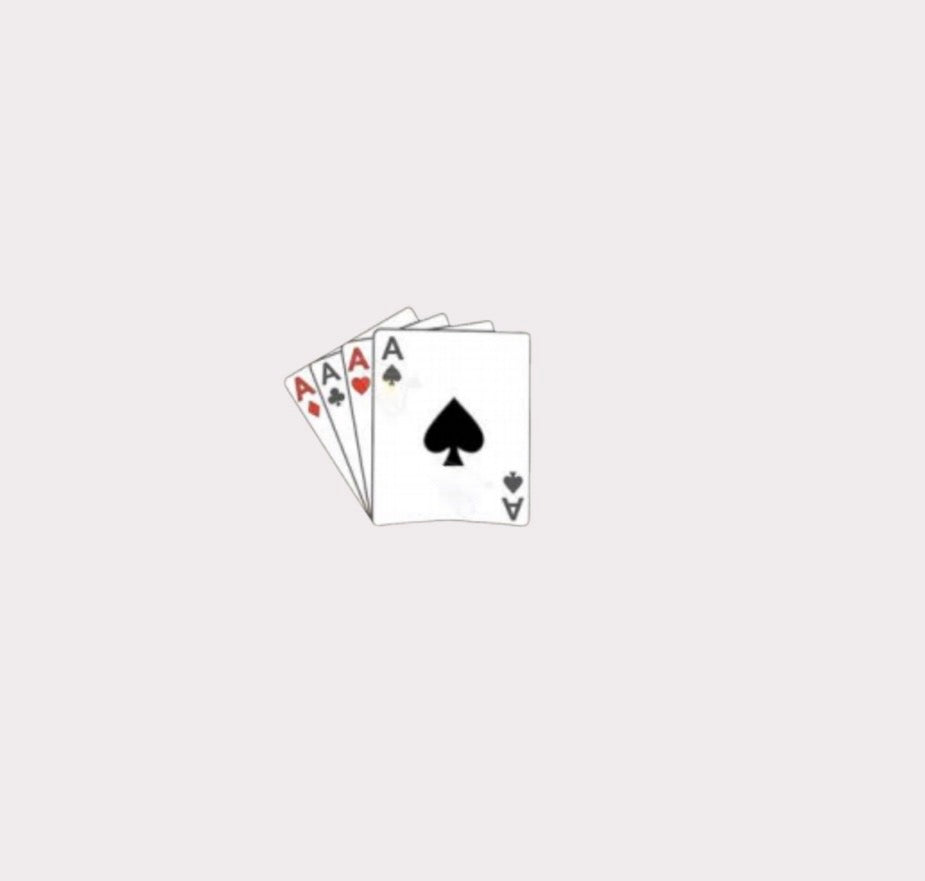 Cards Metal Sticker