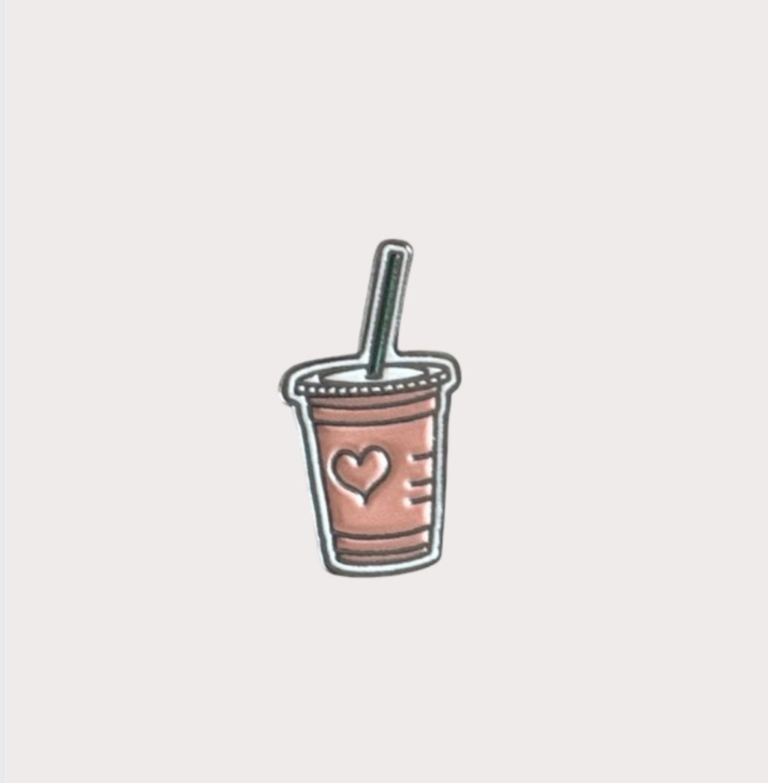 Iced Coffee Metal Sticker