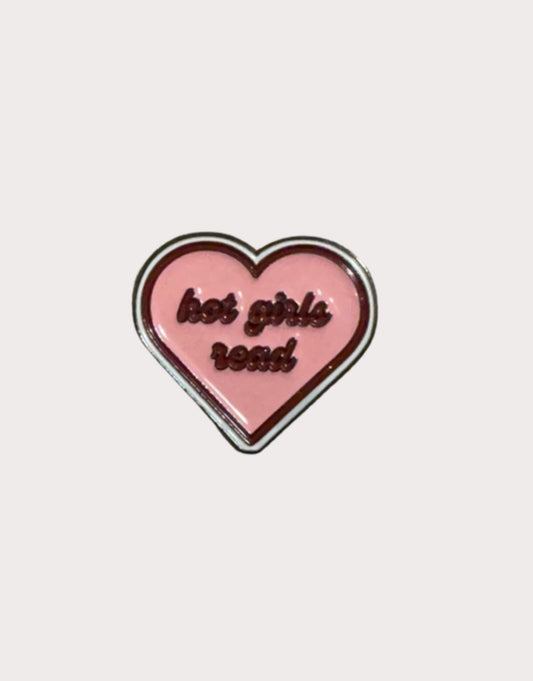 Hot Girls Read Metal Sticker
