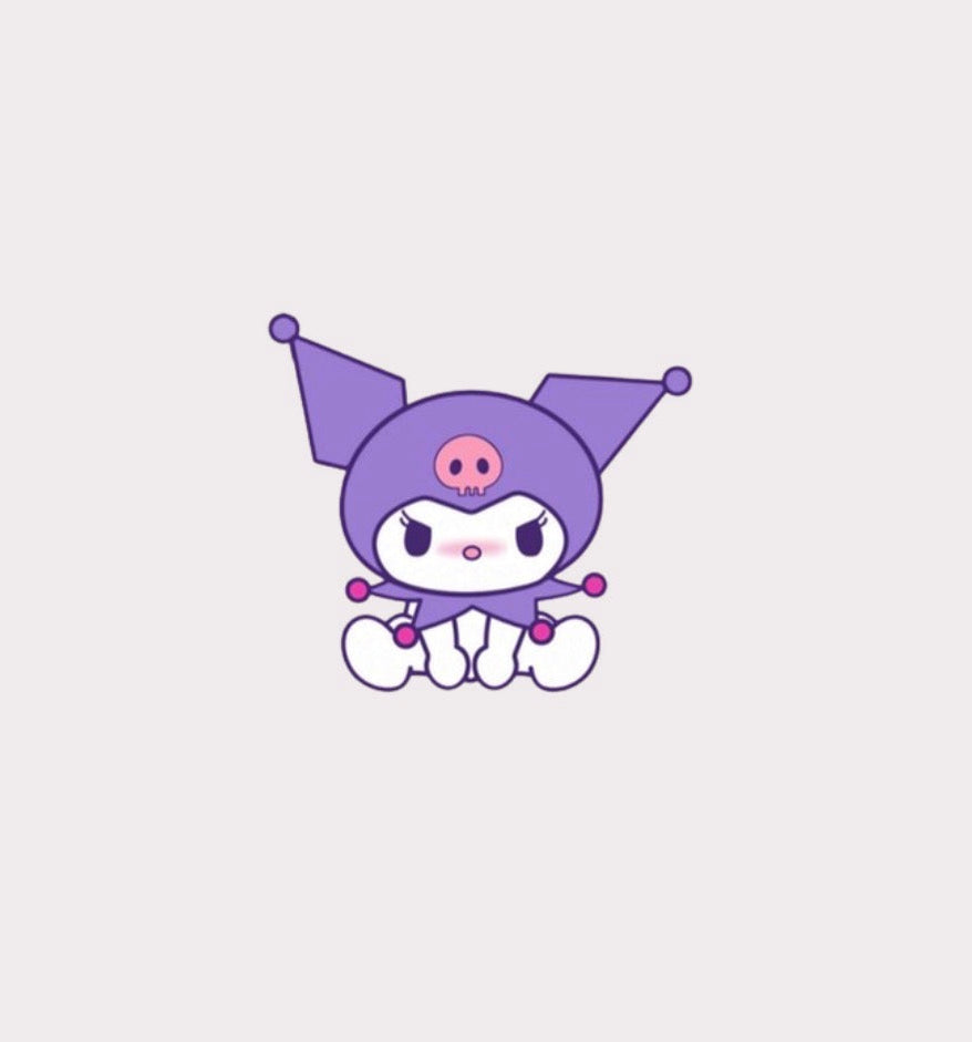 Kuromi Metal Sticker