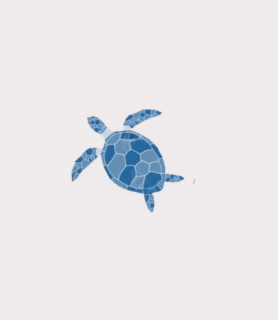 Sea Turtle Metal Sticker