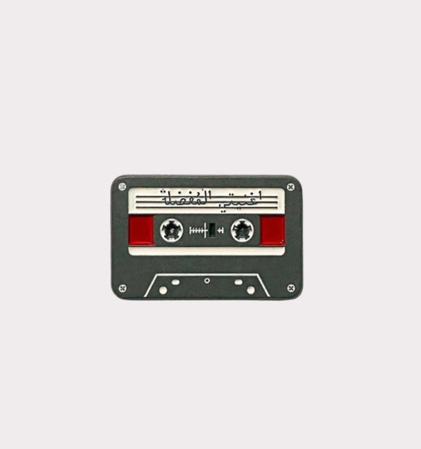 Vintage Cassette Metal Sticker