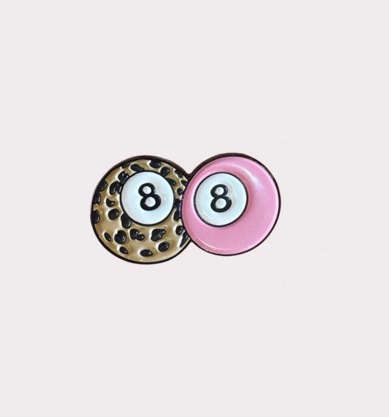 8 ball Metal Sticker