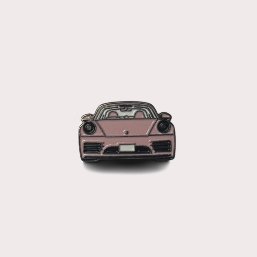 Pink Porsche Sticker