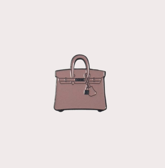 Pink Birkin Metal Sticker