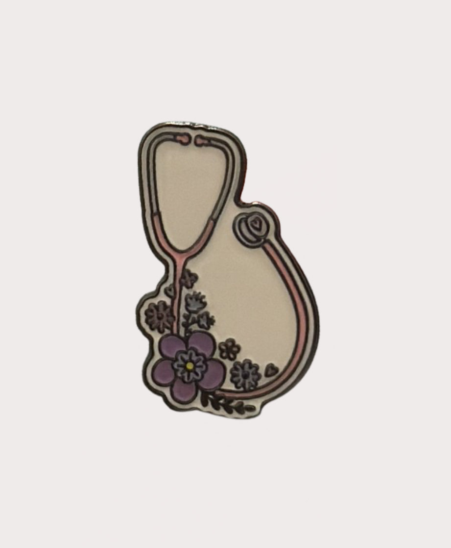 Stethoscope Metal Sticker