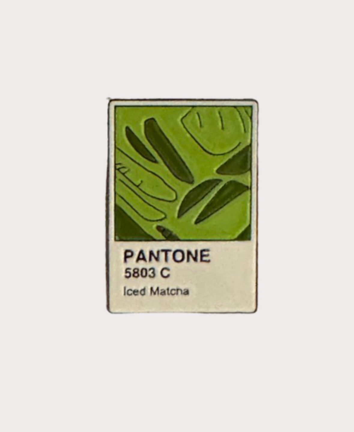 Pantone Iced Matcha Sticker