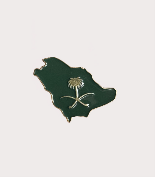 Saudi Flag Metal Sticker