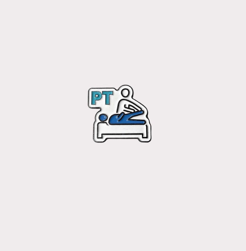 Physiotherapist Metal Sticker