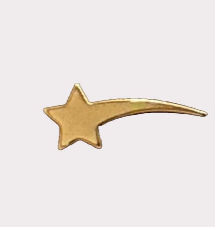 Gold Star Metal Sticker