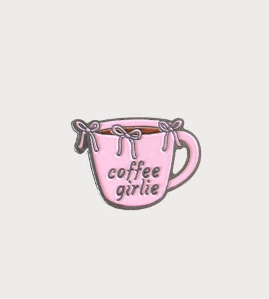 Coffee Girlie Metal Sticker