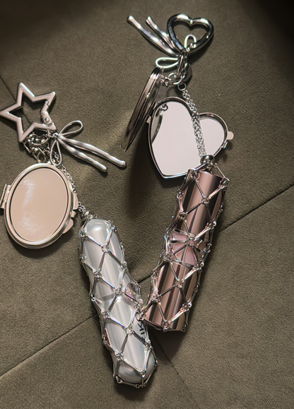 Star Metal Clasp Lipstick Holder Charm