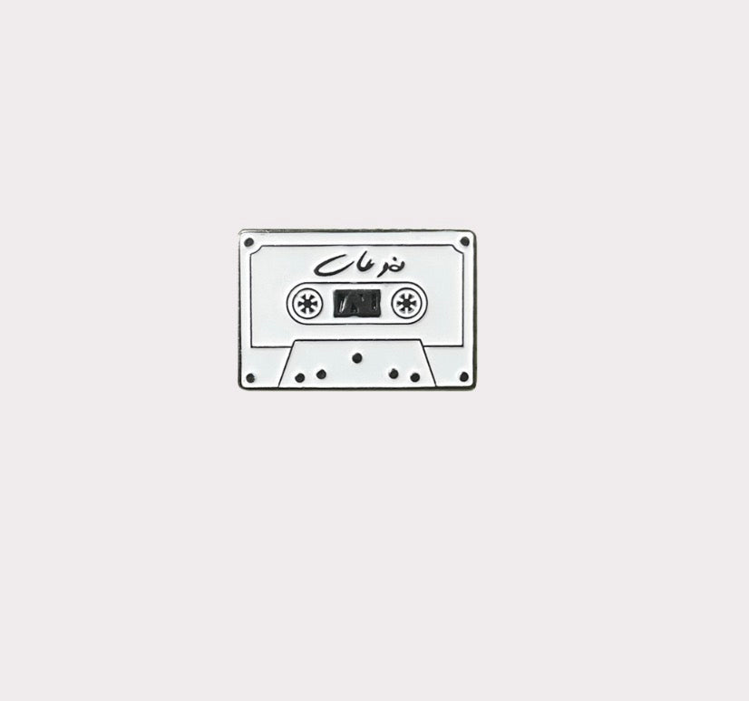 منوعات Metal Sticker Vintage Cassette