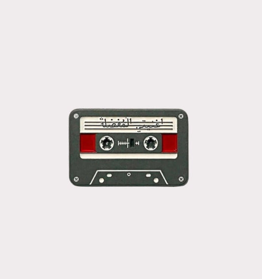 Vintage Cassette Metal Sticker