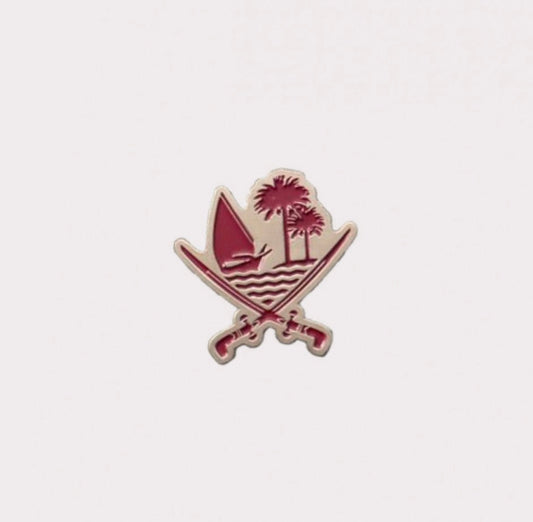 Qatar Metal Sticker
