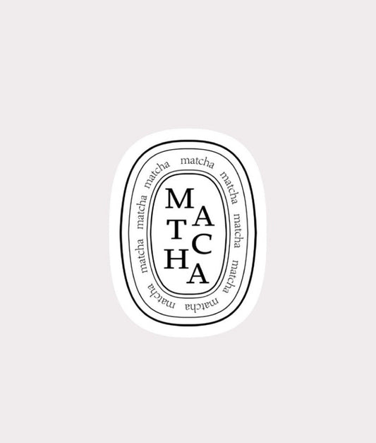 Matcha Metal Sticker
