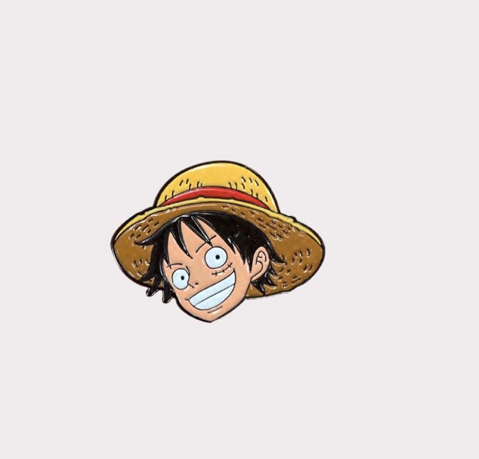 Luffy Smiling Metal Sticker