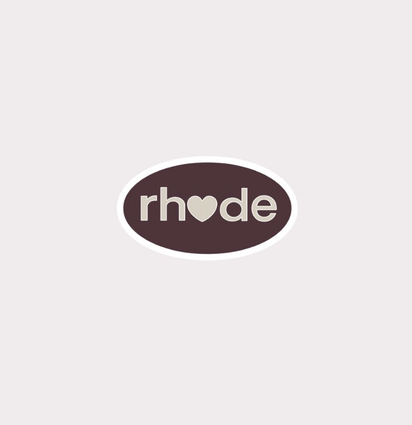 Brown Rhode Metal Sticker