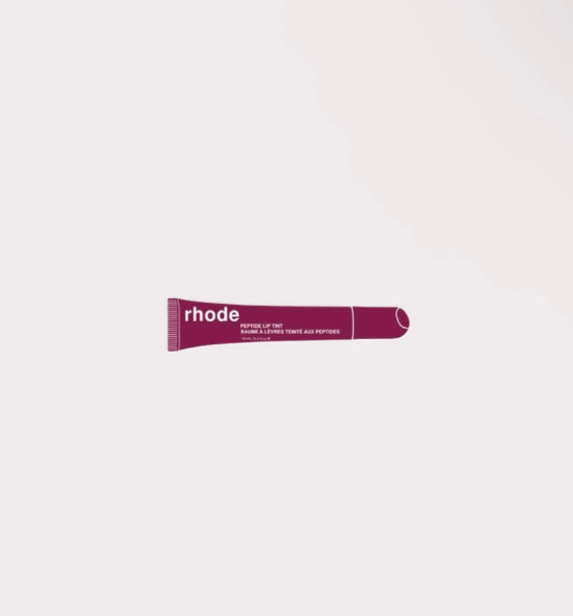 Plum Rhode Lip Tint Metal Sticker