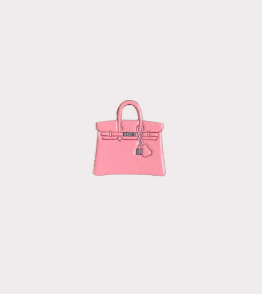 Pink Birkin Metal Sticker