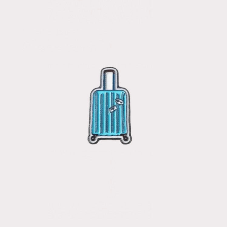 Suitcase Metal Sticker