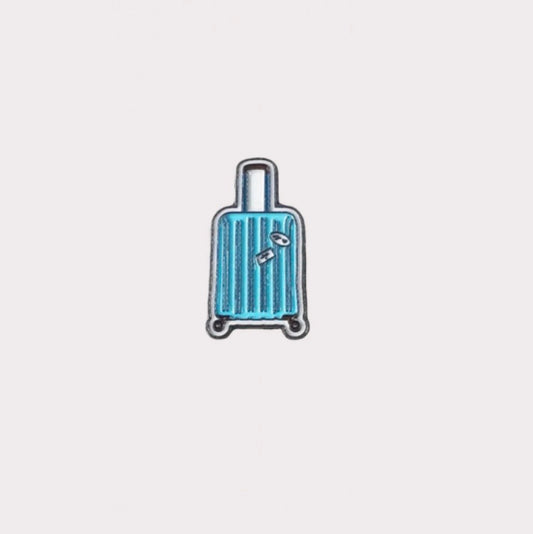 Suitcase Metal Sticker