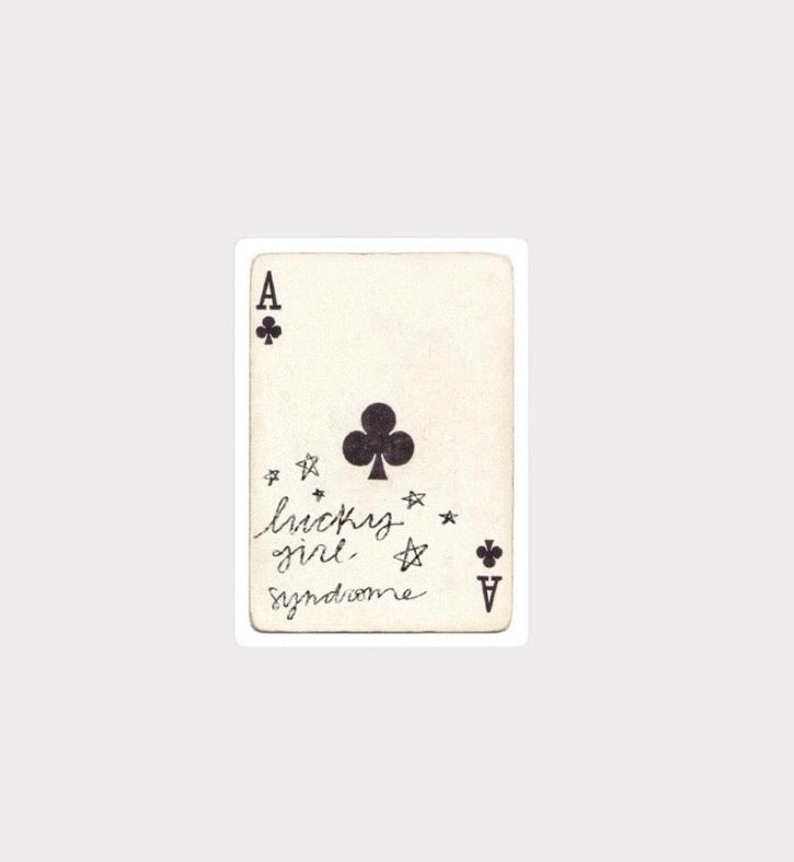 Lucky Girl Syndrome Metal Sticker