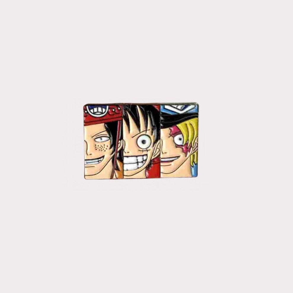 One Piece Trio Metal Sticker